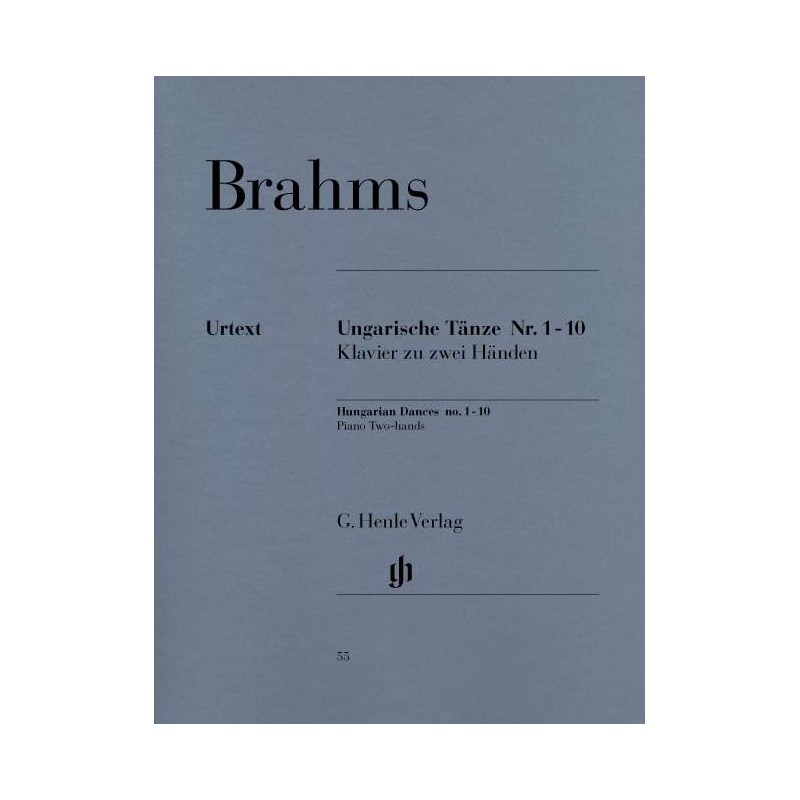 Johannes Brahms: Hungarian Dances 1-10